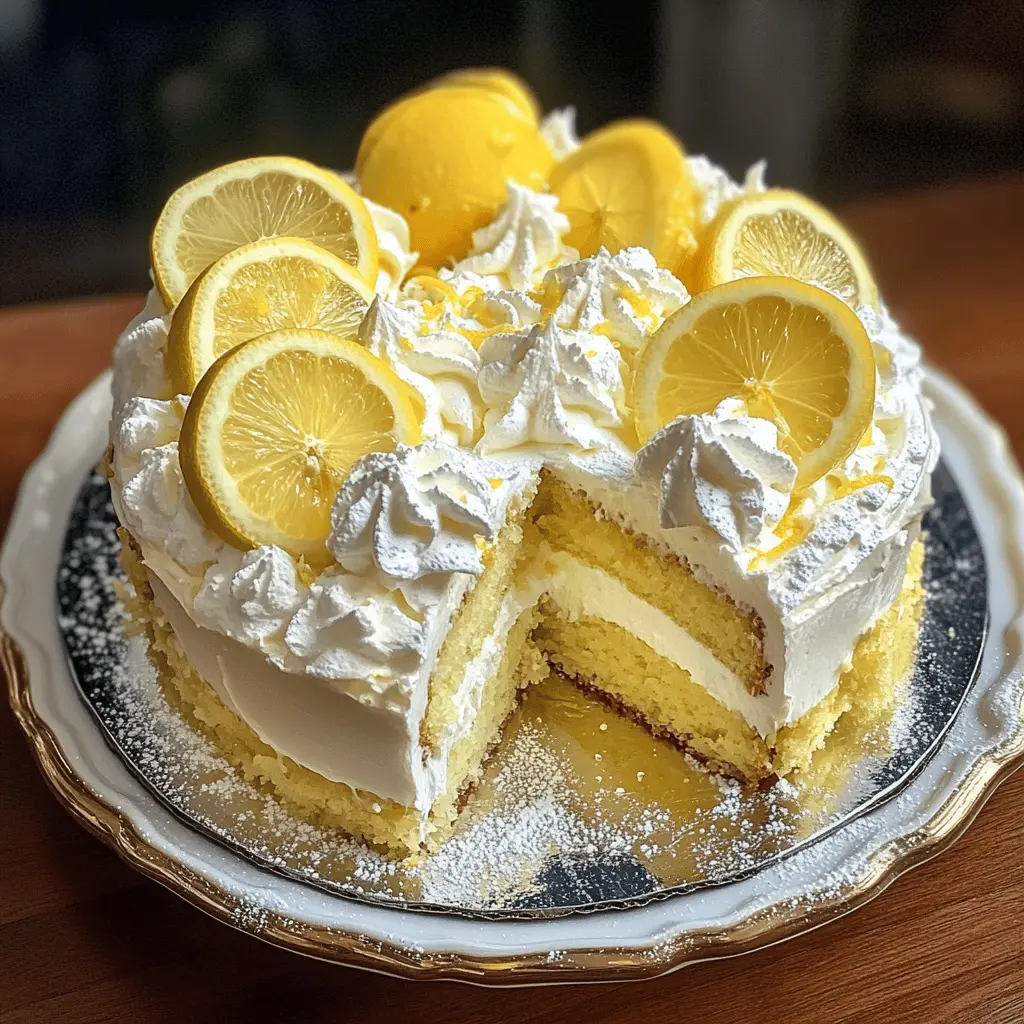 This delightful Italian Lemon Cream Cake is a refreshing treat that’s perfect for any occasion! With its zesty lemon flavor and creamy texture, it’s sure to be a hit at your next gathering or family dinner. Save this recipe to bring a slice of Italy to your dessert table anytime you need a bright and uplifting dessert! 🍋🍰